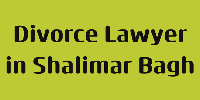 Best Divorce Lawyer in Shalimar Bagh